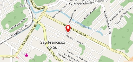 Pizzaria Top da Ilha no mapa