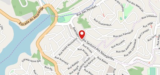 Ventania Pizza Burger no mapa