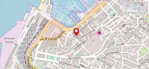 Pizze Pazze di David sulla mappa