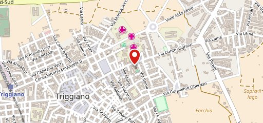 Pizzeria al buco degli artisti Triggiano sulla mappa