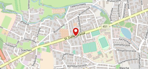 Alpenblick Pizzeria Heiss serviert auf Lavastein sulla mappa