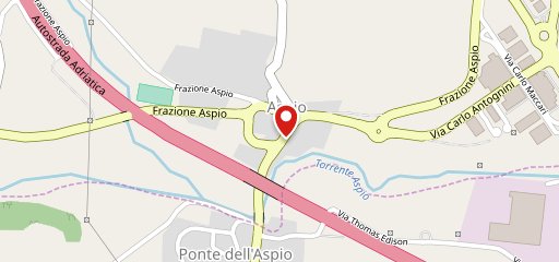 PIZZERI BUON GUSTO - FRAZIONE ASPIO DI ANCONA sulla mappa