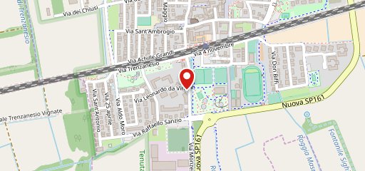 Pizzeria da asporto forno a legna sulla mappa