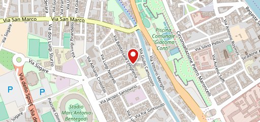 Pizzeria al taglio stadio da roby sulla mappa