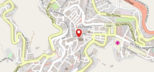 Pizzeria del Secolo Chieti sulla mappa