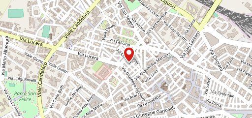 Pizzeria la casareccia sulla mappa