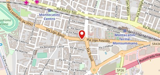 Pizzeria La Cicala Montecatini sur la carte