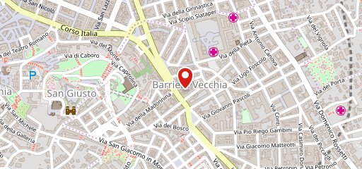 Pizzeria La Napa di Via Caccia sulla mappa