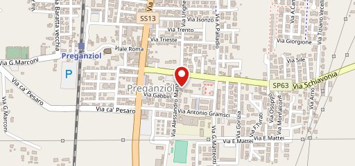 Pizzeria da asporto sulla mappa