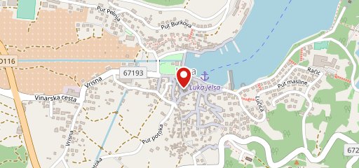 Restaurant Pizzeria Jelsa sulla mappa