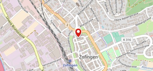 Hallo Pizzeria - Bistro, Take Away, Lieferdienst Zofingen Pizza, Kebab sulla mappa