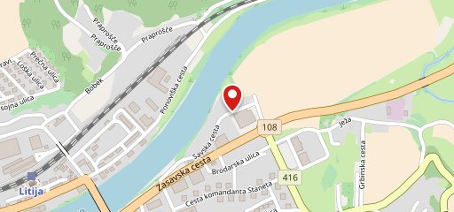 Pizzerija As sulla mappa