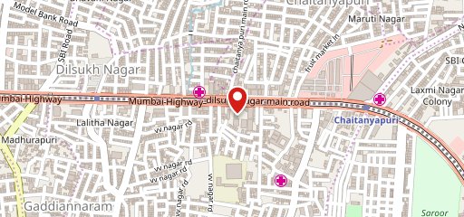 Platform 65 The Train Restaurant - Dilsukhnagar on map