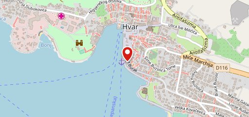 Plava Alga sulla mappa