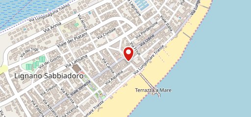 Bar Plaza Lignano sulla mappa