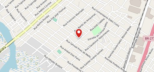 Point Açai e Sorvetes no mapa