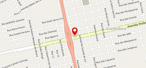 Point da marmita no mapa