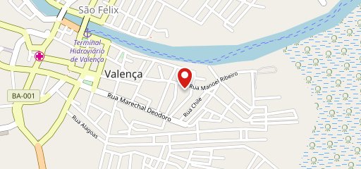 Point do Acarajé no mapa