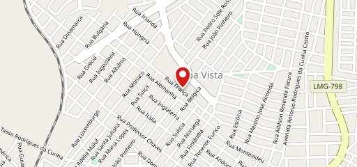 Point Lanches no mapa