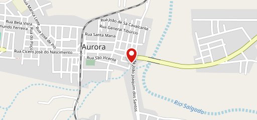 Ponto do Coração no mapa