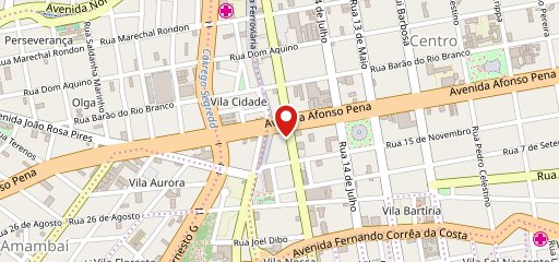 Ponto do Pão de Queijo no mapa