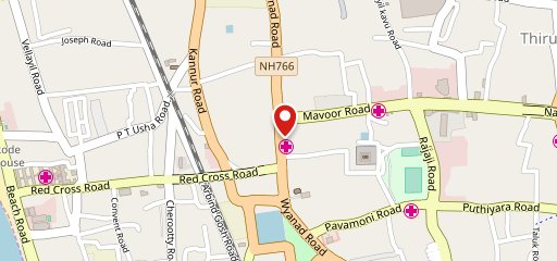 Poornima Bakery Calicut on map