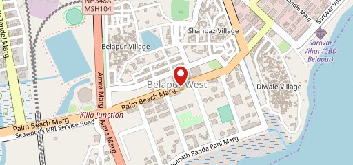 Pop Tate's Belapur on map