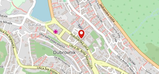 Popaj Dubrovnik sulla mappa