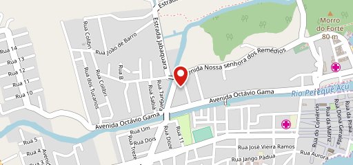 Pousada Caborê no mapa