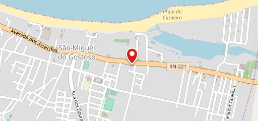 Mar de Estrelas no mapa