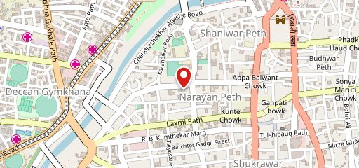 Prabha Vishranti gruha on map