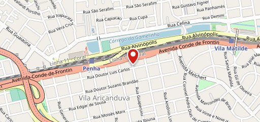 Praia da Radial no mapa