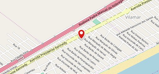 Padaria e Restaurante Praieira no mapa