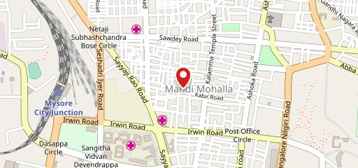 BLACK PEPPER Food & Drink Roof Top Restaurant Hotel President Mysore on map