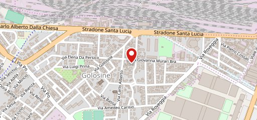 Pronto pizza delle golosine sulla mappa