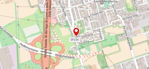 Punto Nord sulla mappa