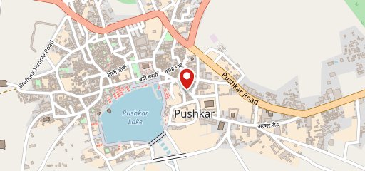 Pushkar breakfast corner on map