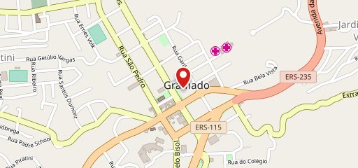 Pyetro pratos a lá carte no mapa