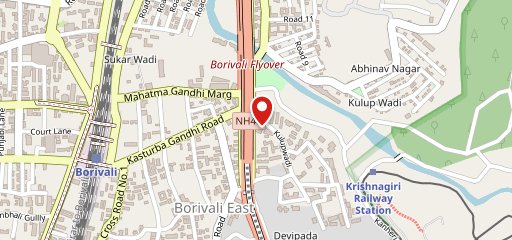 Quick meal / nearest restaurant from national park on map