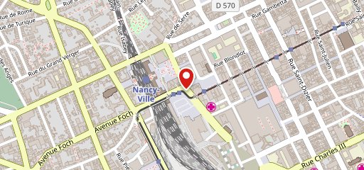 Quick Nancy Mazagran sur la carte