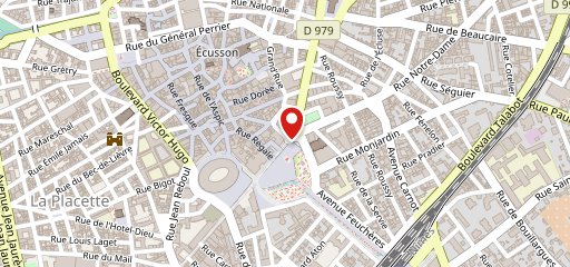 Quick Nîmes sur la carte