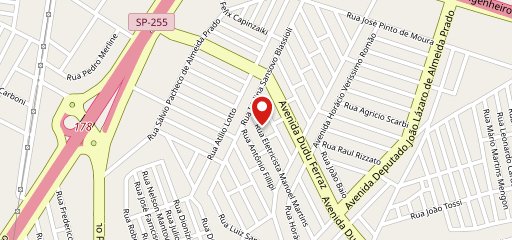 Quintal de Casa Jaú SP no mapa