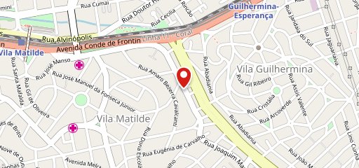 O Quintal D'vila Matilde Bar & Restaurante no mapa