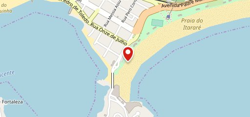 Quiosque Ponto G no mapa