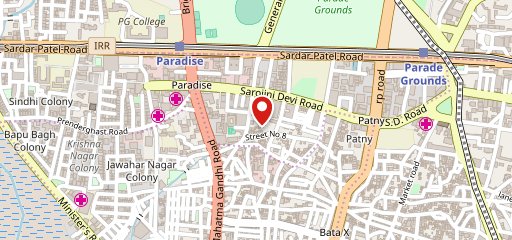 Radha Deluxe Mess on map