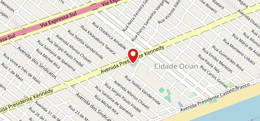 Ragazzo Express - Extra Cidade Ocean no mapa