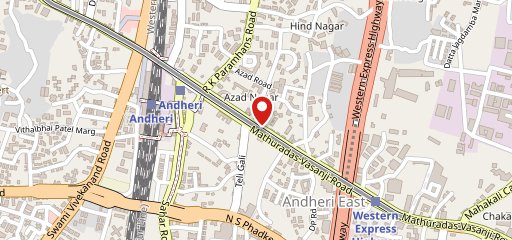 Aureole Hotel Pallavi Veg Restaurant on map