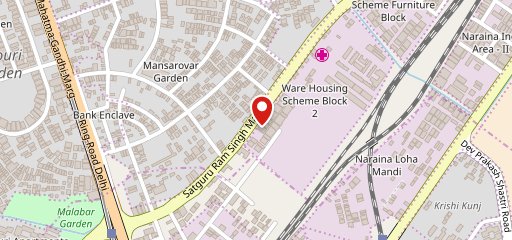 Bikanervala Rajasthani Thali Kirti Nagar on map