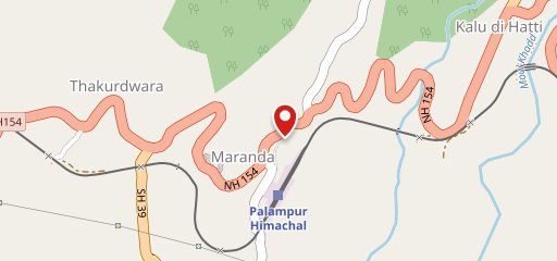 Rameshwar dhaba (kangri dham) on map