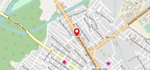 Rapidex - Pizzaria Mossoró RN no mapa